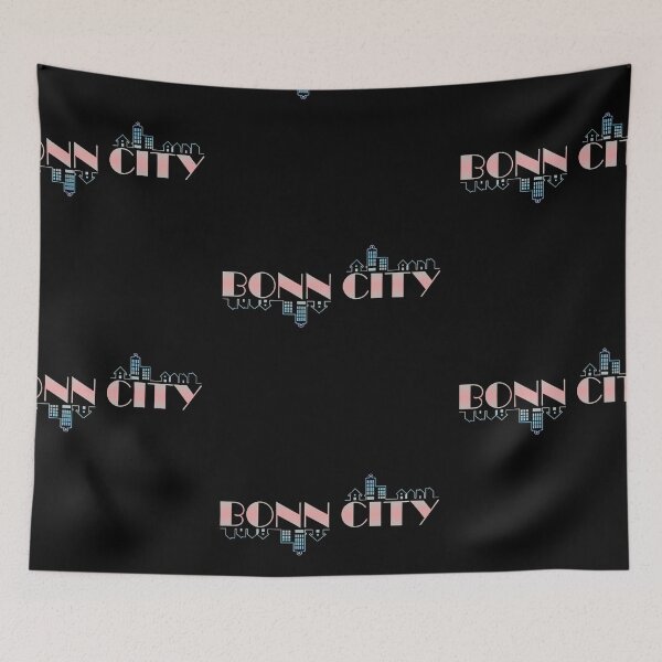 Item preview, Bonn Bonner City NRW Skyline Germany UN Basketball City Map designed and sold by Mark Sukra.