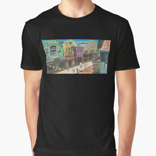 Chihiro lost in city - Spirited Away Graphic T-Shirt