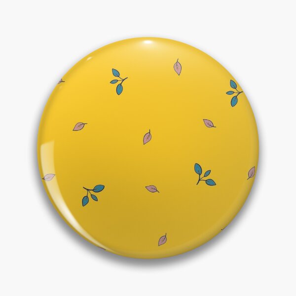 Item preview, Cute Leafy Doodle Pattern (Yellow) designed and sold by . l i m o n a d e . c r e a t i o n s ..