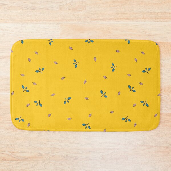 Item preview, Cute Leafy Doodle Pattern (Yellow) designed and sold by . l i m o n a d e . c r e a t i o n s ..