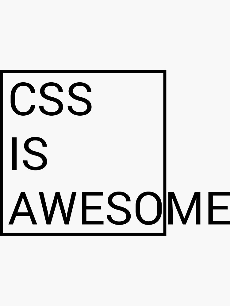 CSS is Awesome by corvatu