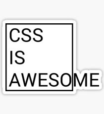 CSS is Awesome Sticker