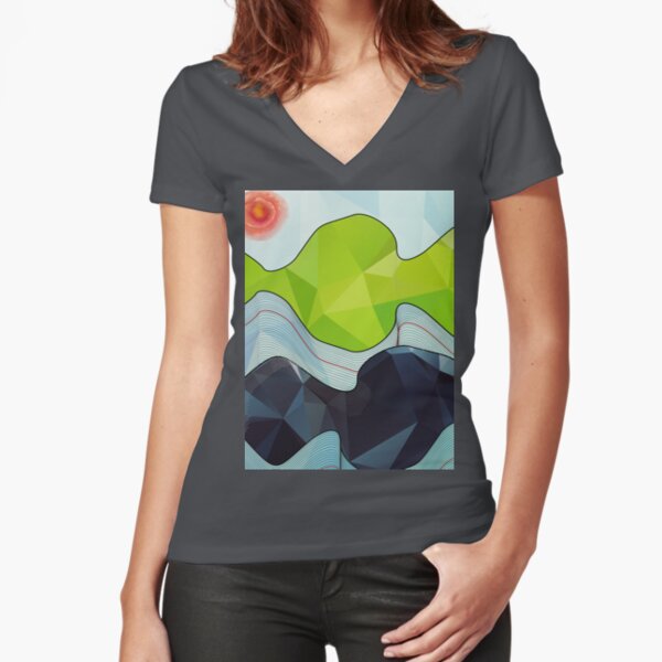 Fitted V-Neck T-Shirt