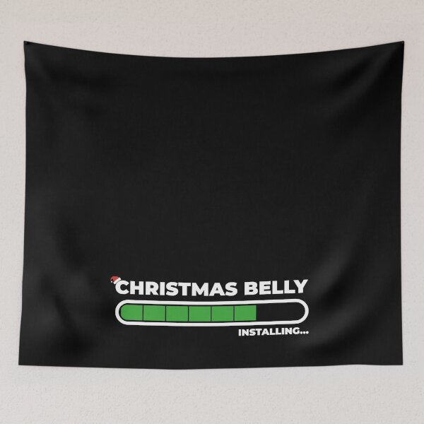 Item preview, Christmas Belly Training Xmas Geek Nerdy Ironic  designed and sold by RJ-Art.