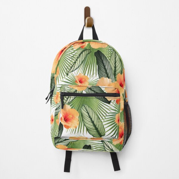Item preview, Hibiscus Calathea Fan Palm Leaves Jungle #3 #tropical #decor #art designed and sold by Anita's & Bella's Art.