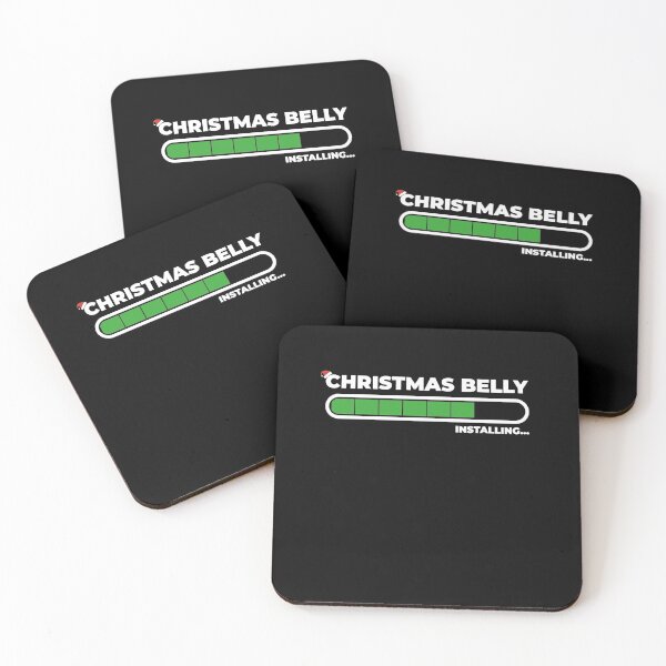 Item preview, Christmas Belly Training Xmas Geek Nerdy Ironic  designed and sold by RJ-Art.