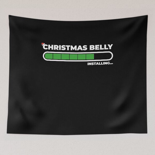 Item preview, Christmas Belly Training Xmas Geek Nerdy Ironic  designed and sold by RJ-Art.