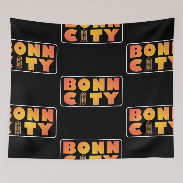 Item preview, Bonn Bonner City NRW Skyline Germany UN Basketball City Map designed and sold by Mark Sukra.
