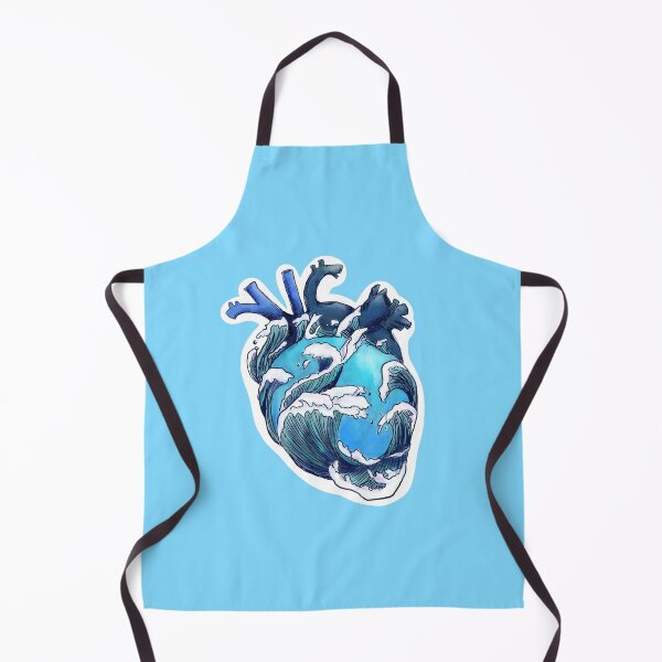 Item preview, ocean heart designed and sold by aleajsstuff.