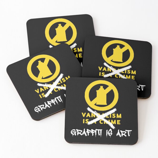 Item preview, Graffiti Is Art Yellow White designed and sold by everything4eva.