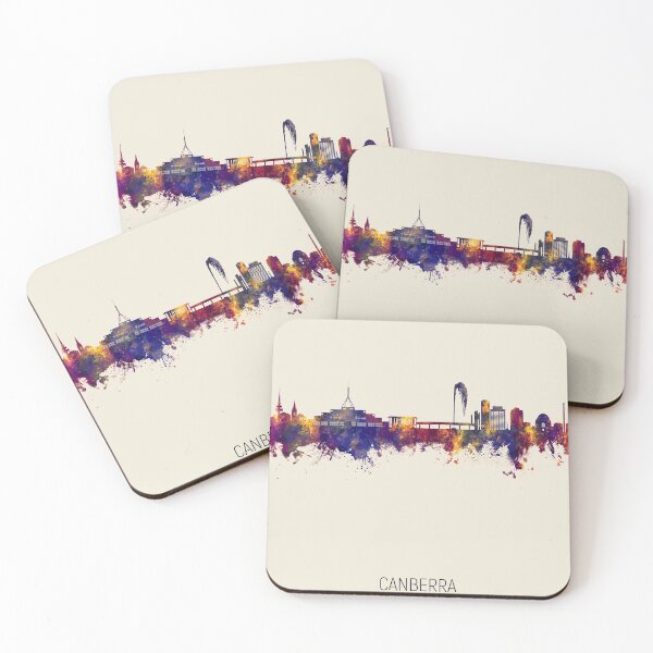 Item preview, Canberra Australia Skyline designed and sold by ArtPrints.