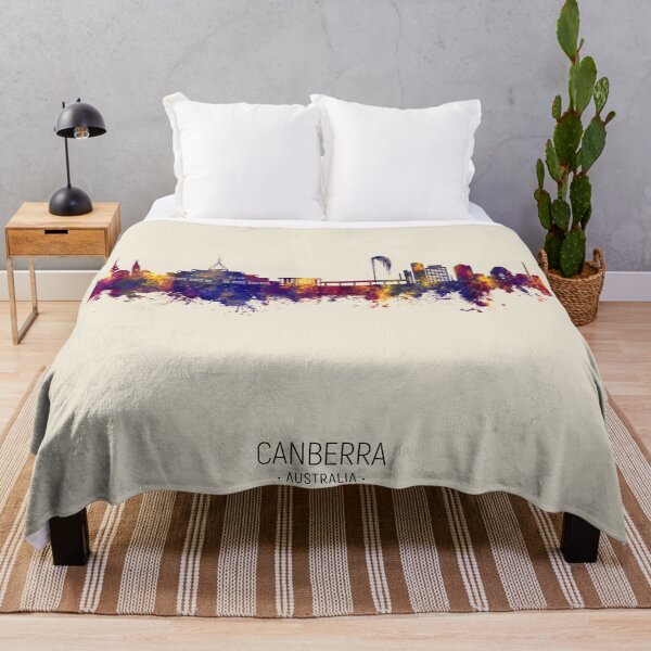 Item preview, Canberra Australia Skyline designed and sold by ArtPrints.