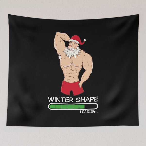 Item preview, Winter Shape Training Xmas Geek Nerdy Ironic  designed and sold by RJ-Art.