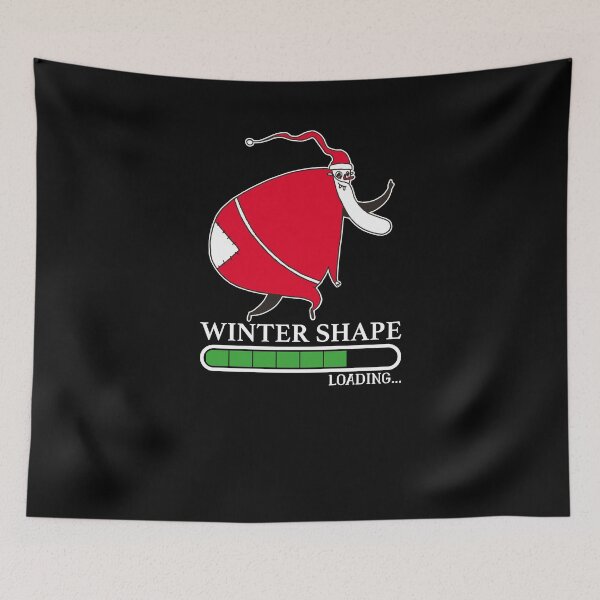 Item preview, Winter Shape Training Xmas Geek Nerdy Ironic  designed and sold by RJ-Art.