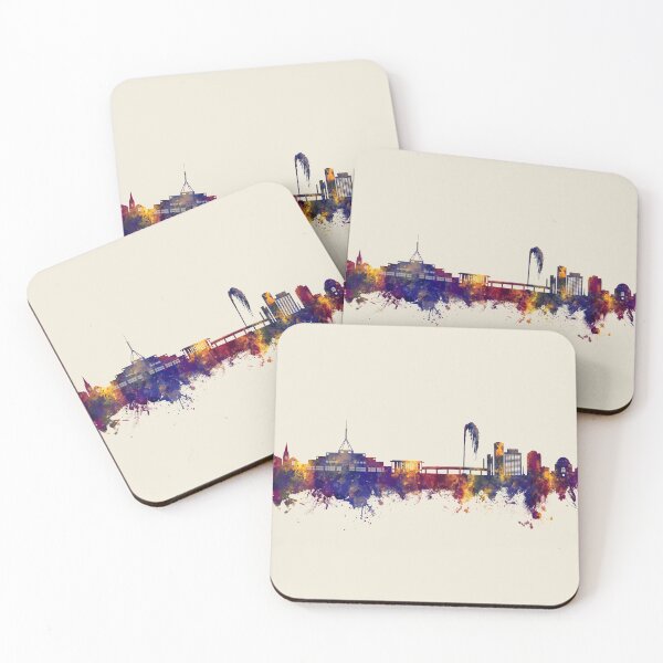 Item preview, Canberra Australia Skyline designed and sold by ArtPrints.