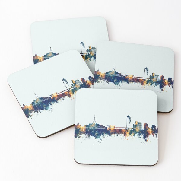Item preview, Canberra Australia Skyline designed and sold by ArtPrints.