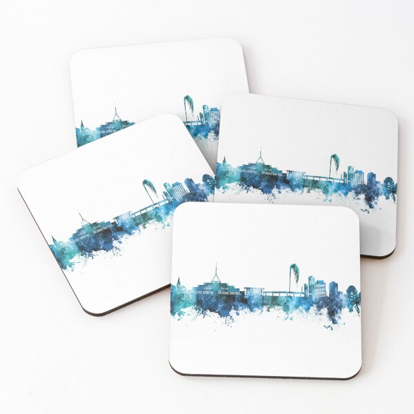 Item preview, Canberra Australia Skyline designed and sold by ArtPrints.
