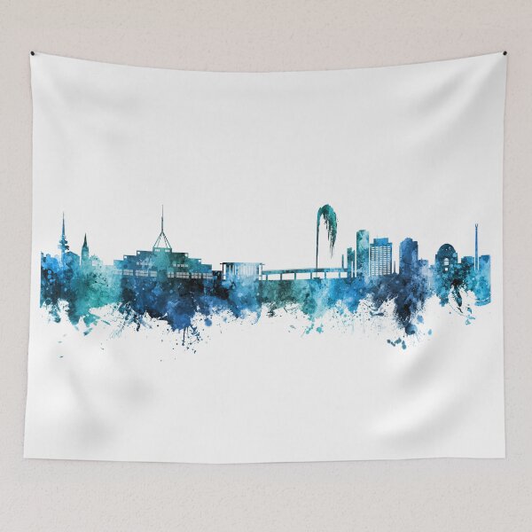 Item preview, Canberra Australia Skyline designed and sold by ArtPrints.