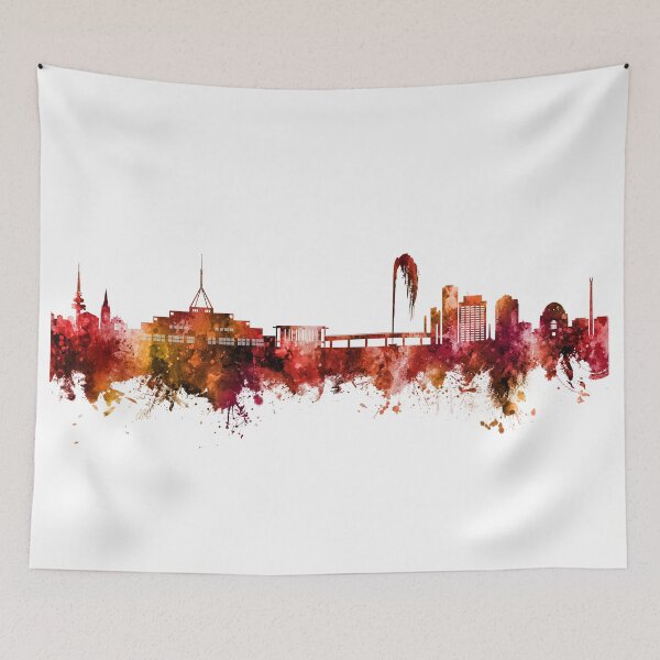 Item preview, Canberra Australia Skyline designed and sold by ArtPrints.