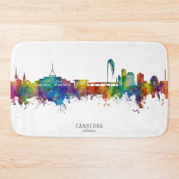 Item preview, Canberra Australia Skyline designed and sold by ArtPrints.
