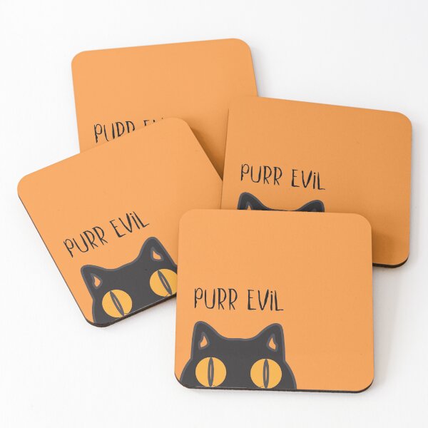Item preview, Pure Evil Cute Black Cat Halloween designed and sold by tenderlyco.