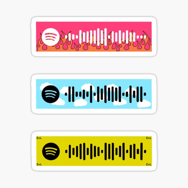 Spotify Codes Stickers Redbubble