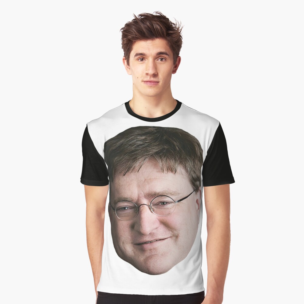 New Gaben - Gabe Newell Meme T-Shirt animal print shirt for boys customized  t shirts t shirts for men pack - AliExpress