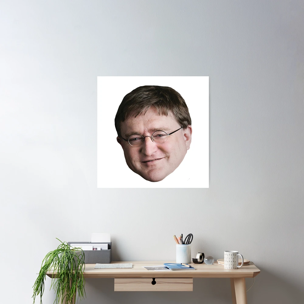 El célebre meme de Gabe Newell preside en forma de mural las oficinas de  Valve - Vandal