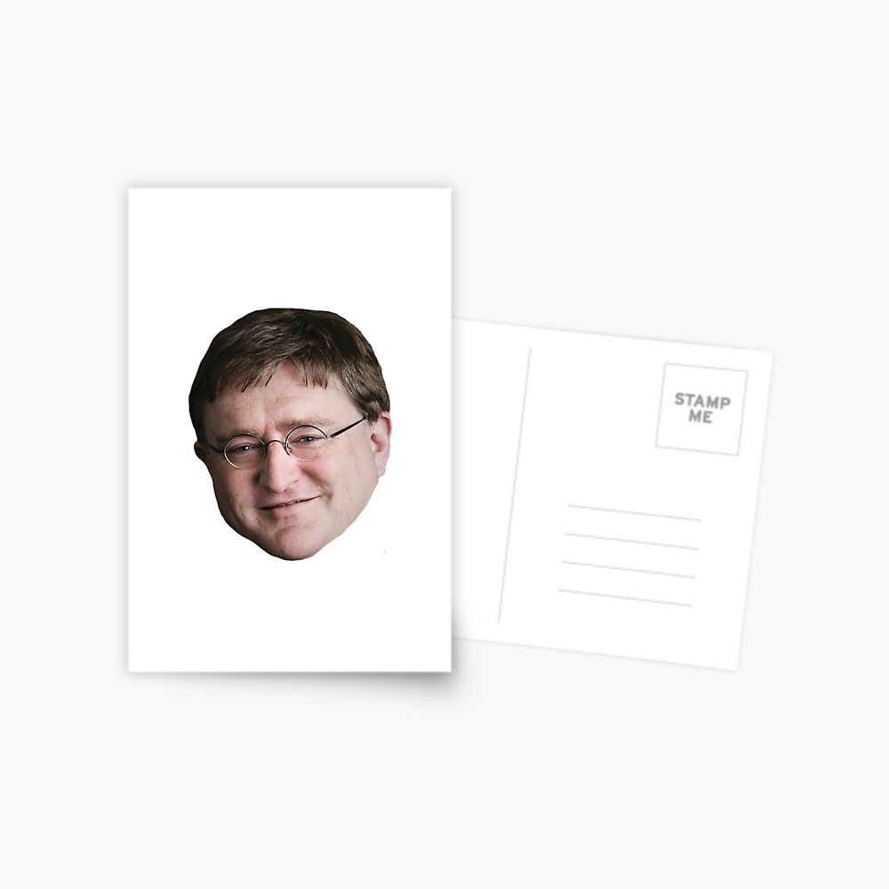 Gaben - Gabe Newell Meme Postcard for Sale by KiyomiShop