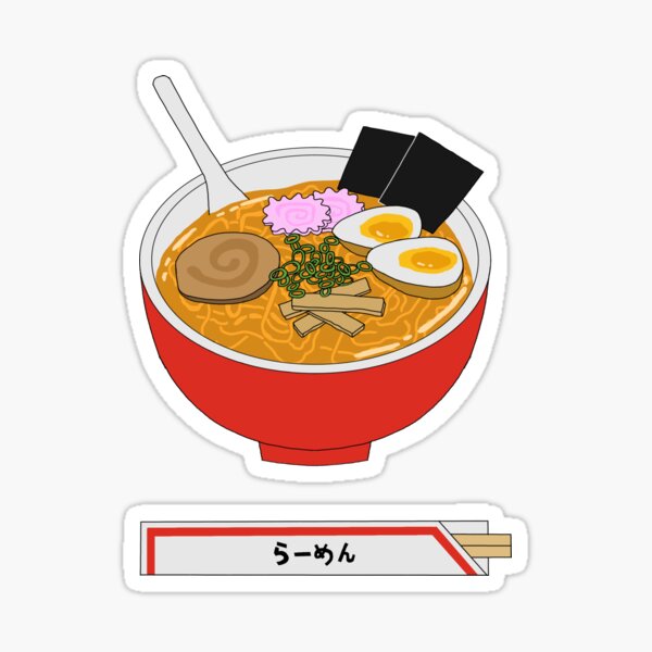 ramen noodles Sticker