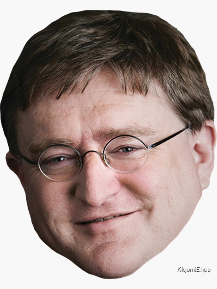 Gaben - Gabe Newell Meme Sticker for Sale by KiyomiShop