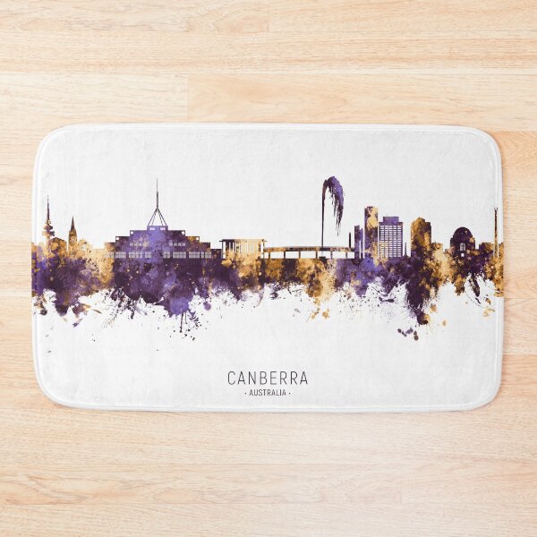 Item preview, Canberra Australia Skyline designed and sold by ArtPrints.