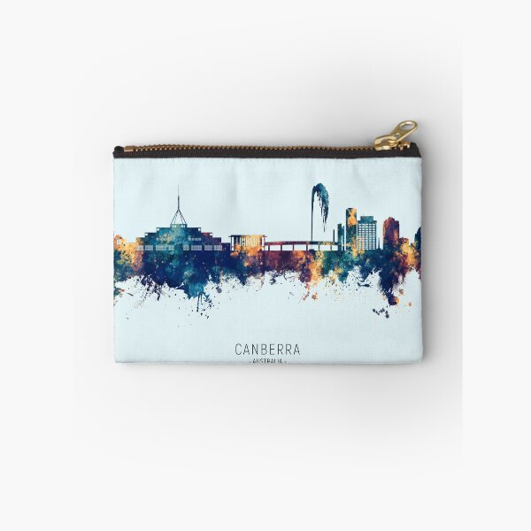 Aperçu de l'œuvre Canberra Australia Skyline créée et vendue par ArtPrints.