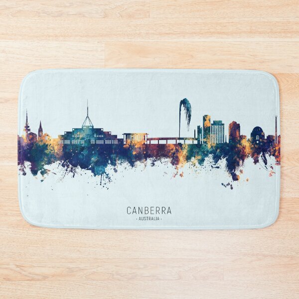 Item preview, Canberra Australia Skyline designed and sold by ArtPrints.