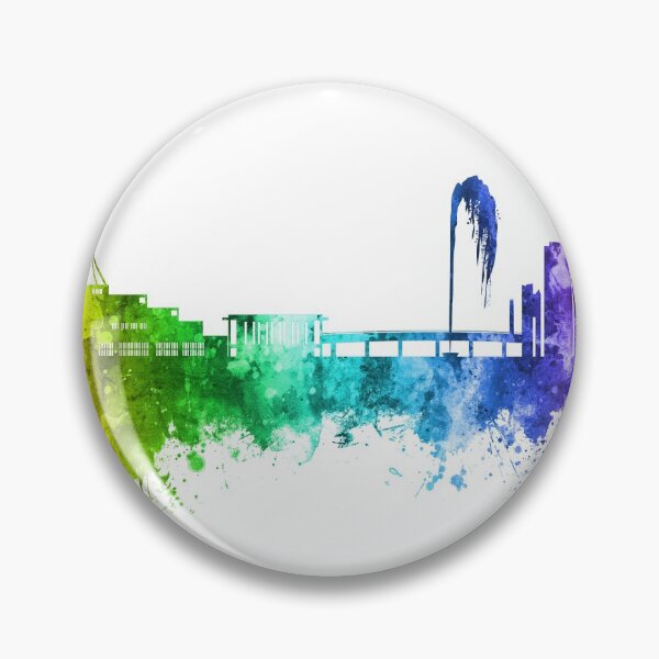 Item preview, Canberra Australia Skyline designed and sold by ArtPrints.