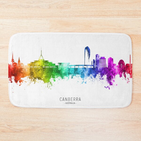 Item preview, Canberra Australia Skyline designed and sold by ArtPrints.