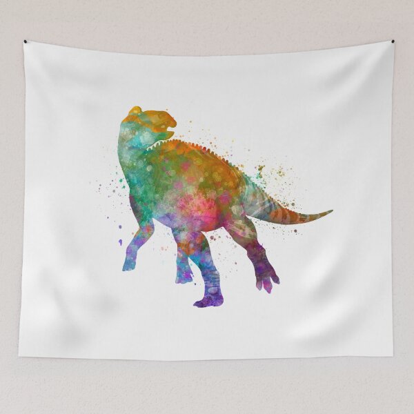 Item preview, Edmontosaurus dinosaur in watercolor designed and sold by paulrommer.