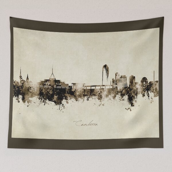 Item preview, Canberra Australia Skyline designed and sold by ArtPrints.