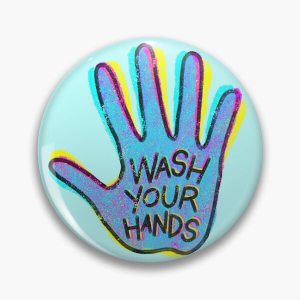 Item preview, Wash Your Hands designed and sold by NiceButton.