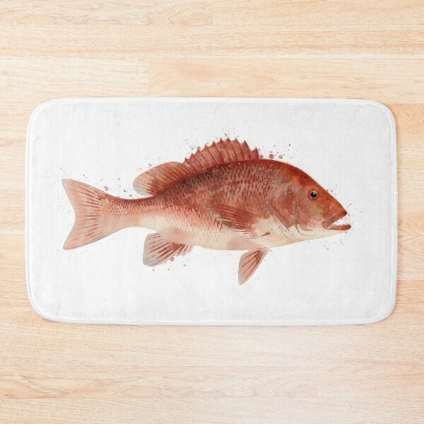Item preview, Red Snapper Watercolor Art for the Fishing Lovers and Anglers / Gifts for Fisherman designed and sold by Naumovski.