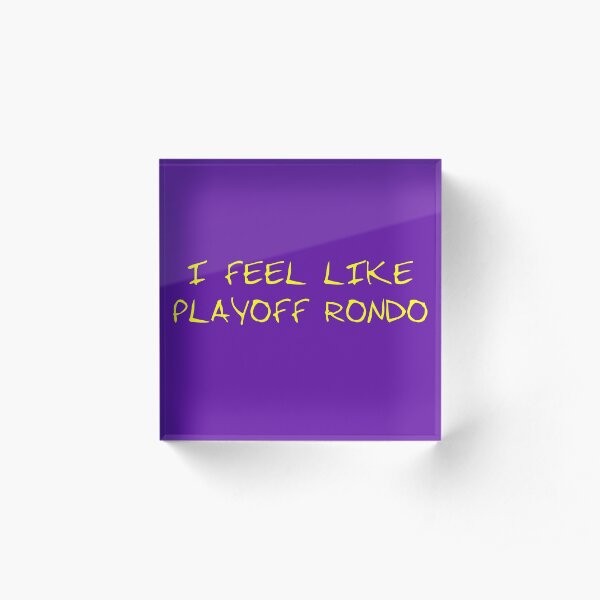 I FEEL LIKE PLAYOFF RONDO Acrylic Block