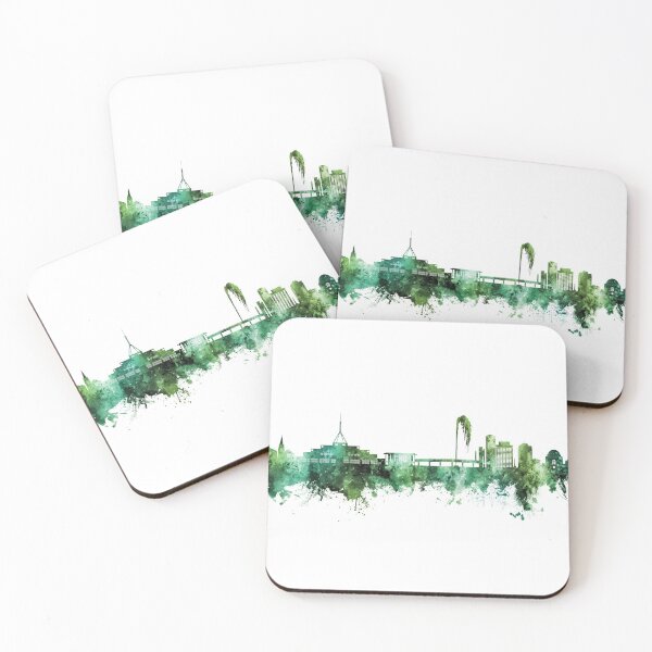 Item preview, Canberra Australia Skyline designed and sold by ArtPrints.