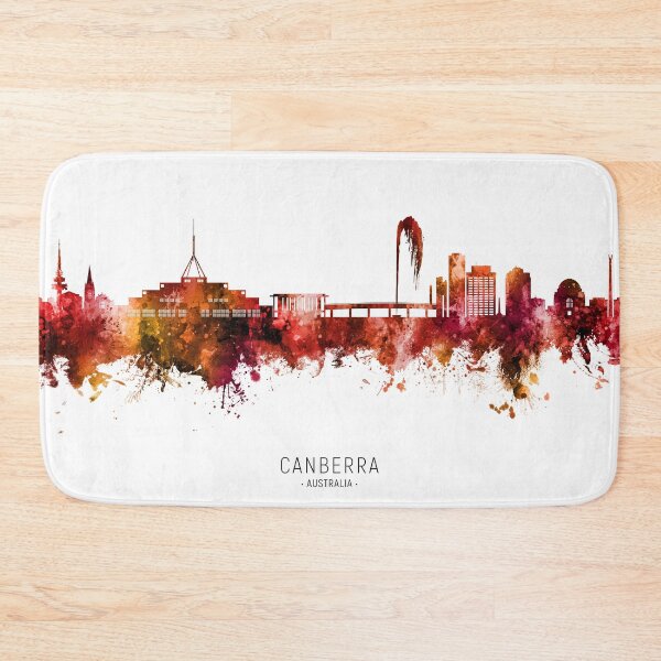 Item preview, Canberra Australia Skyline designed and sold by ArtPrints.