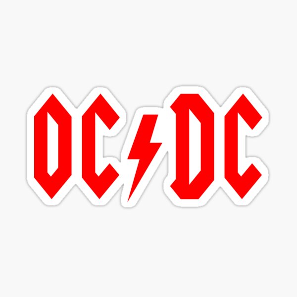 AC DC Logo Vinyl Sticker Decal metal bumper music car window laptop ACDC