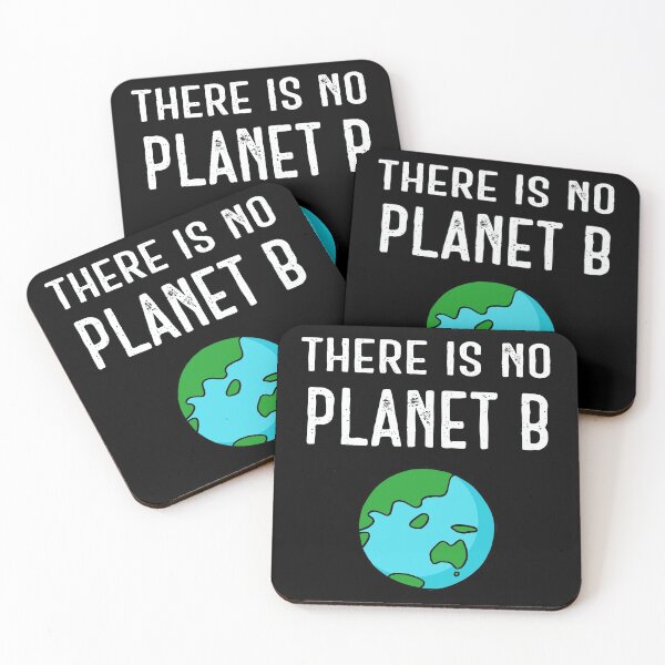 Item preview, There Is No Planet B (Vivid) – White on Black designed and sold by ImperfectLife.