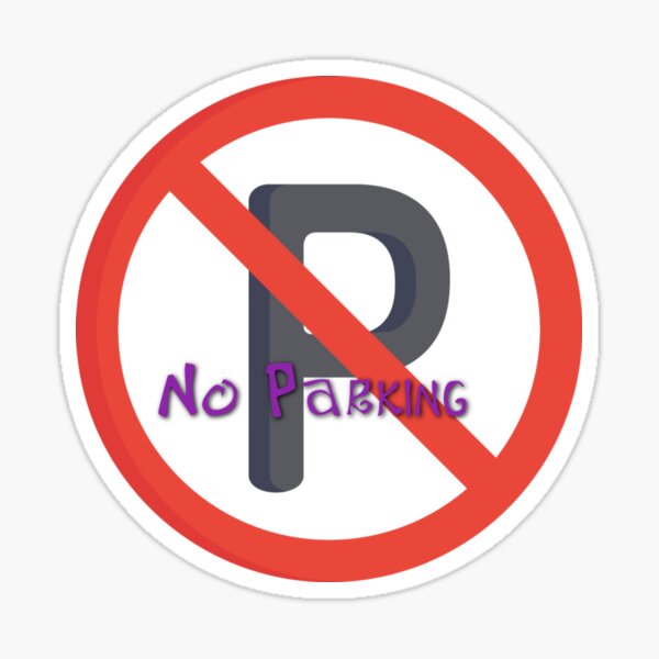 No parking Sticker