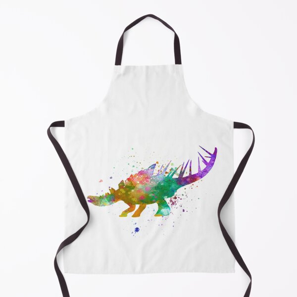 Item preview, kentrosaurus dinosaur in watercolor designed and sold by paulrommer.