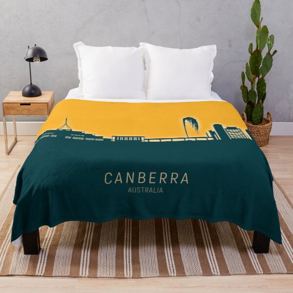 Item preview, Canberra Australia Skyline designed and sold by ArtPrints.