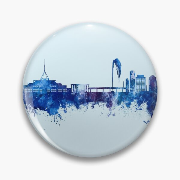 Item preview, Canberra Australia Skyline designed and sold by ArtPrints.