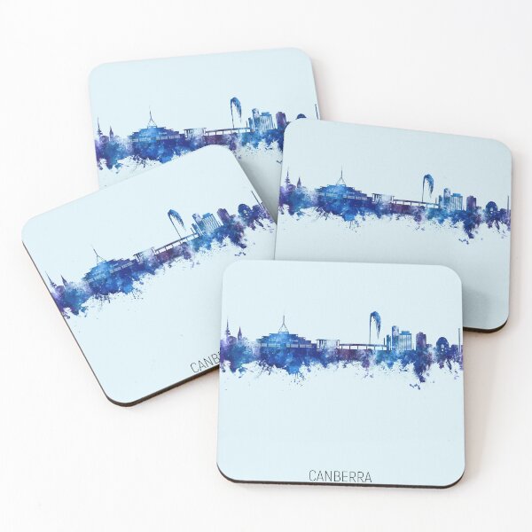 Item preview, Canberra Australia Skyline designed and sold by ArtPrints.
